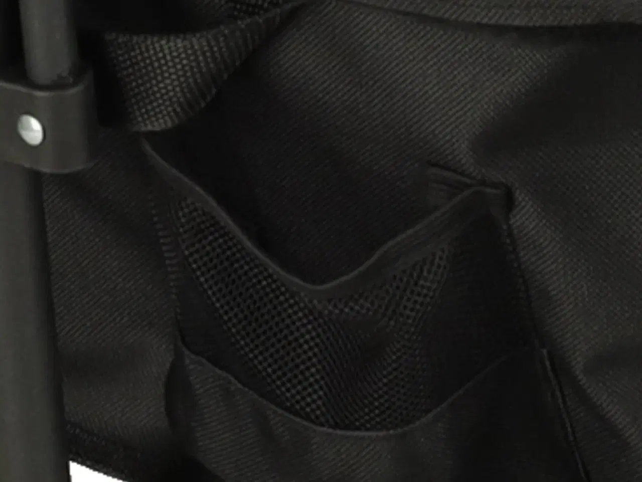 Billede 8 - Sammenklappelig transportvogn 100 l – 360° forhjul og teleskophåndtag, sort