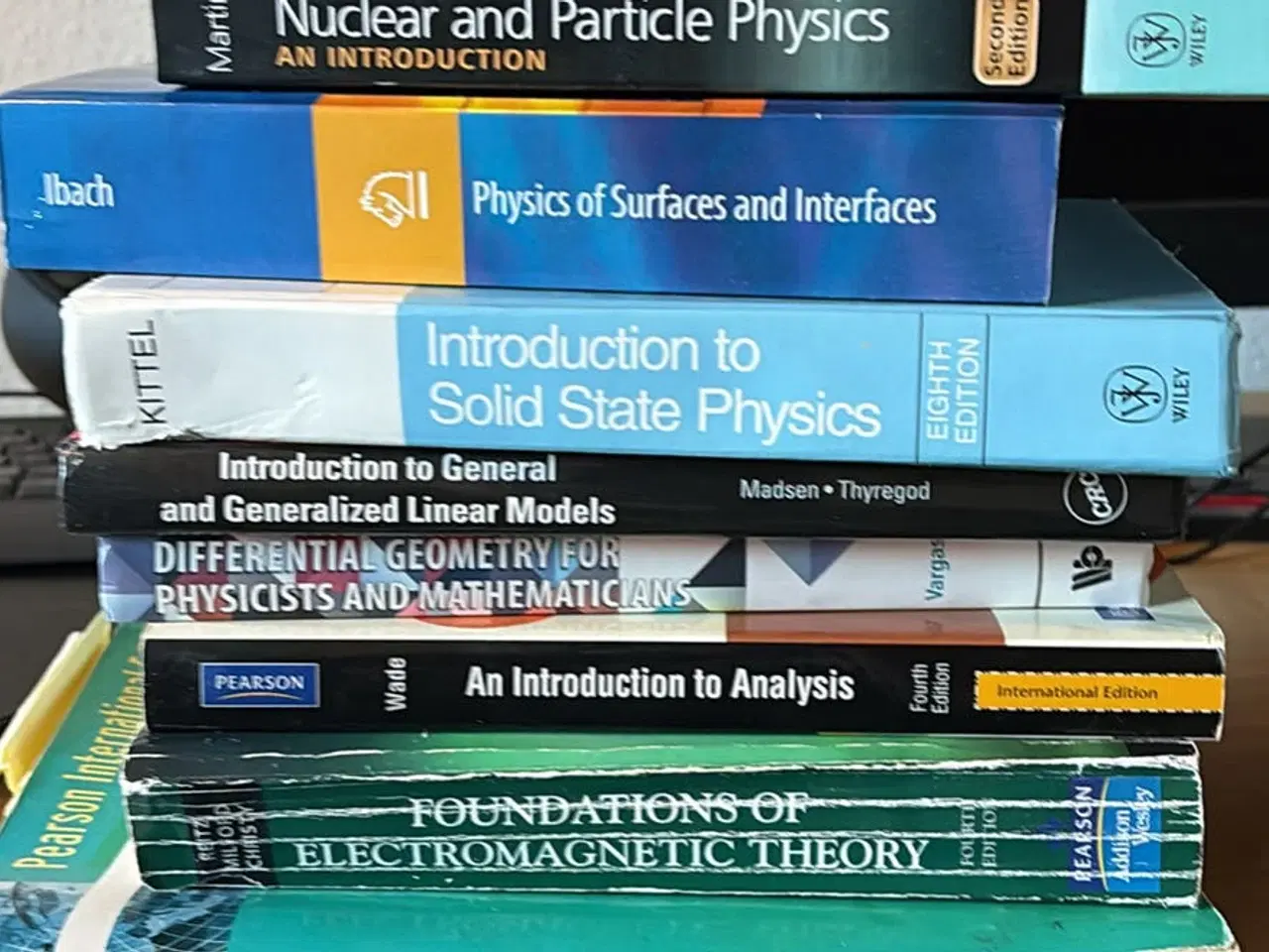 Billede 3 - Studiebøger fra matematik- og fysikstudie