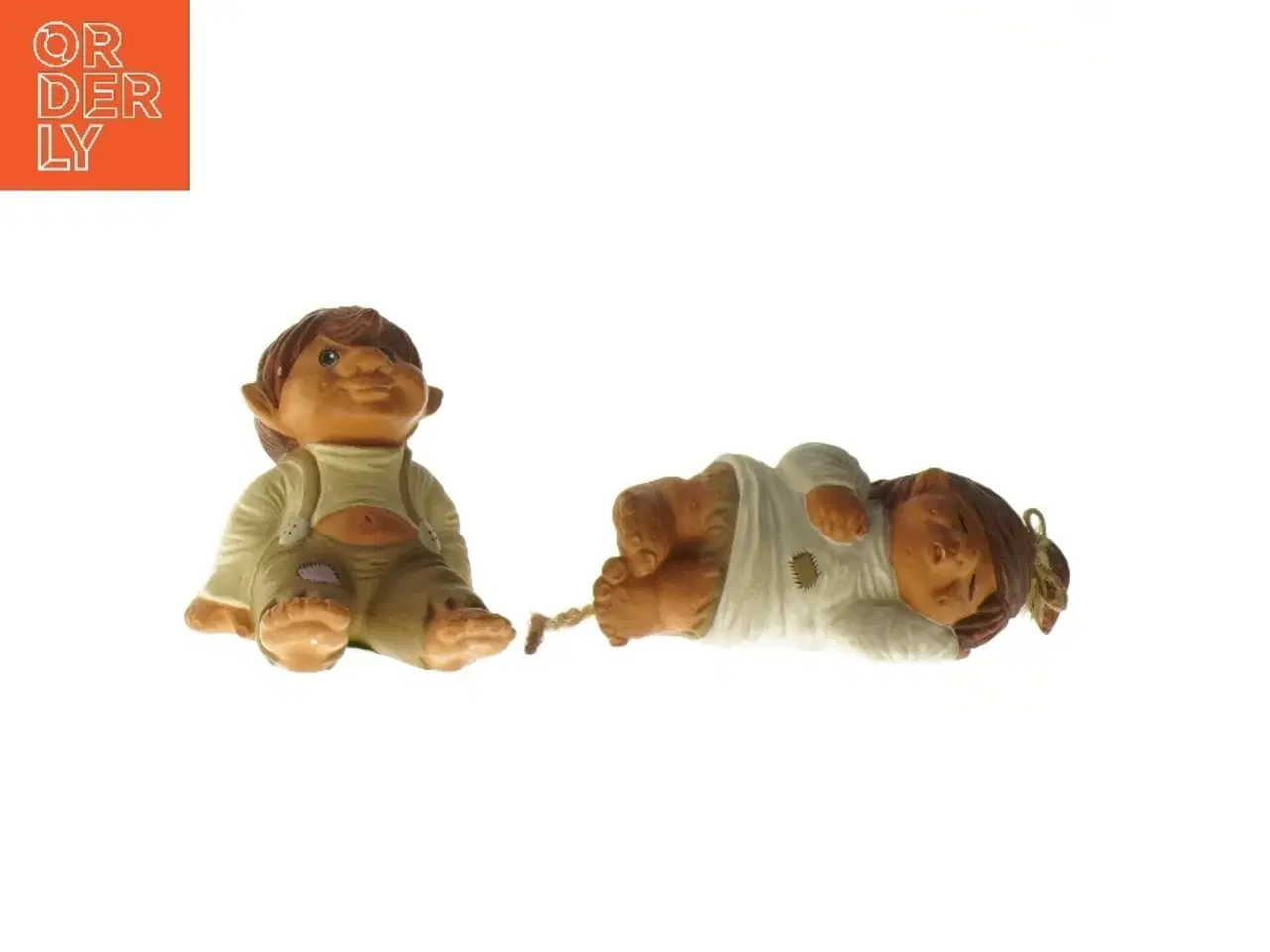 Billede 1 - Keramiske figurer af trolde fra Trip Trap (str. 13 cm)