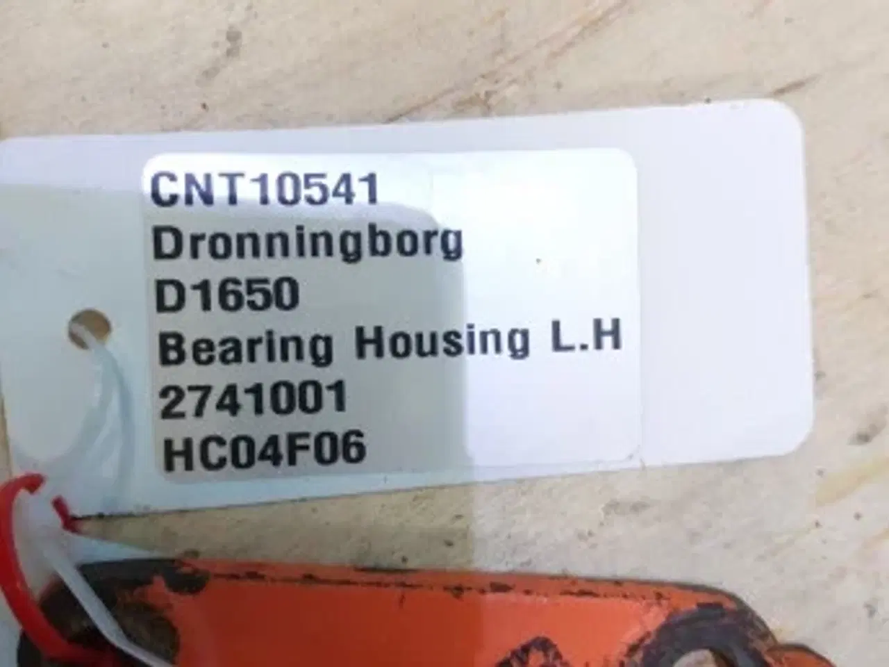 Billede 7 - Dronningborg D1650 Bearing Housing L.H 2741001