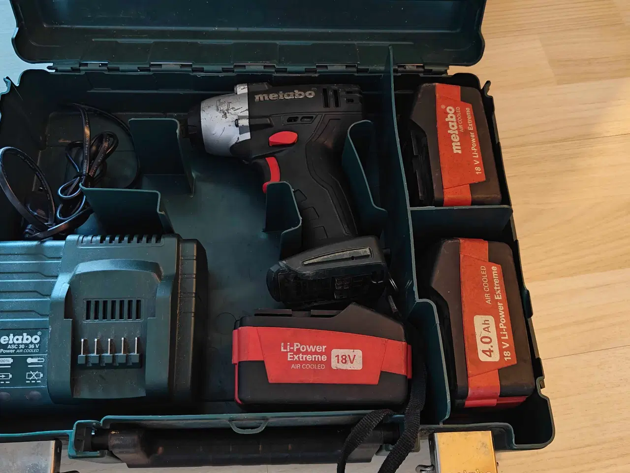 Billede 1 - Metabo SSW 18 LT slagskruenøgle + 3 batterier
