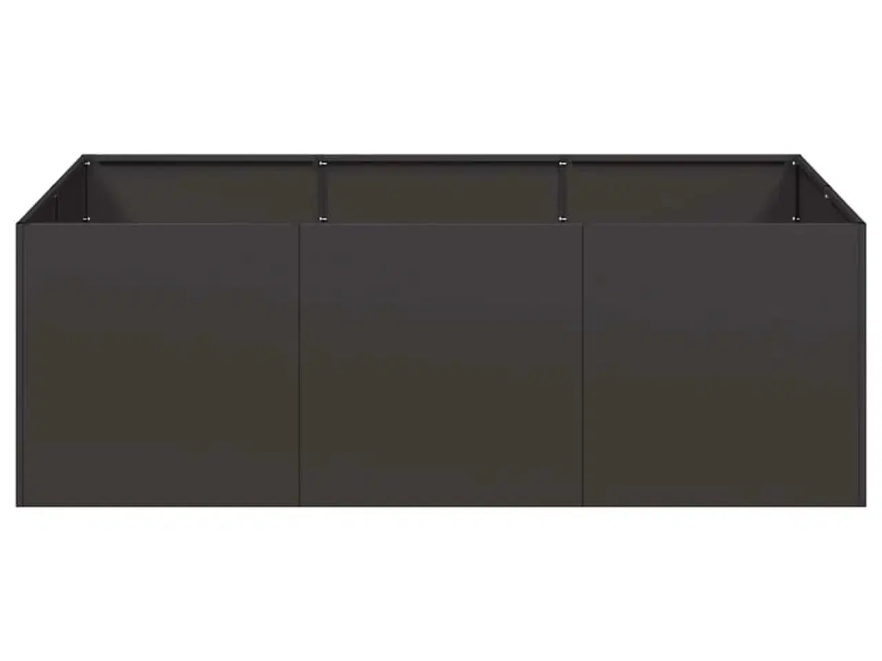 Billede 4 - Plantekasse 120x80x40 cm stål sort