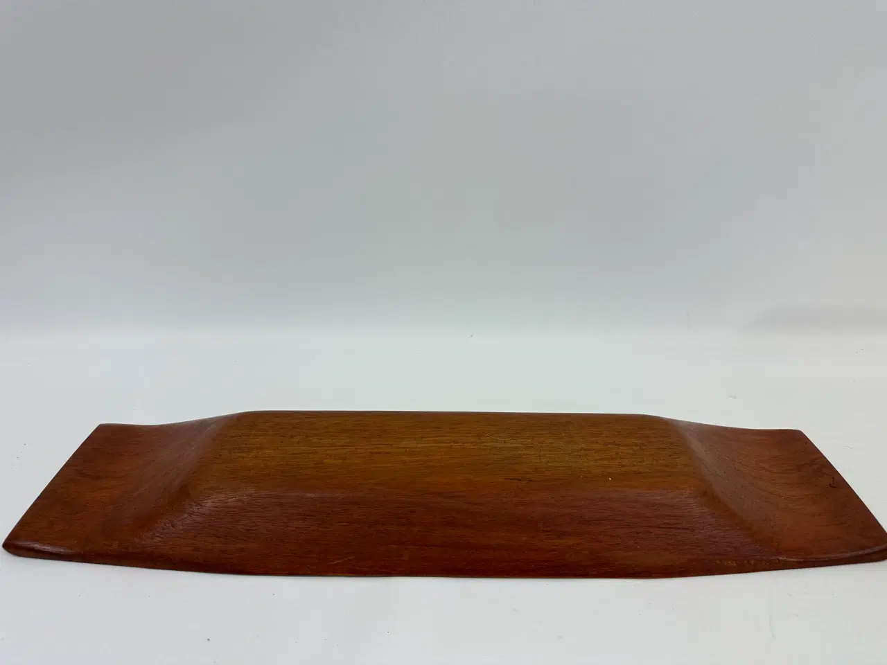 Billede 7 - Retro aflangt teak fad