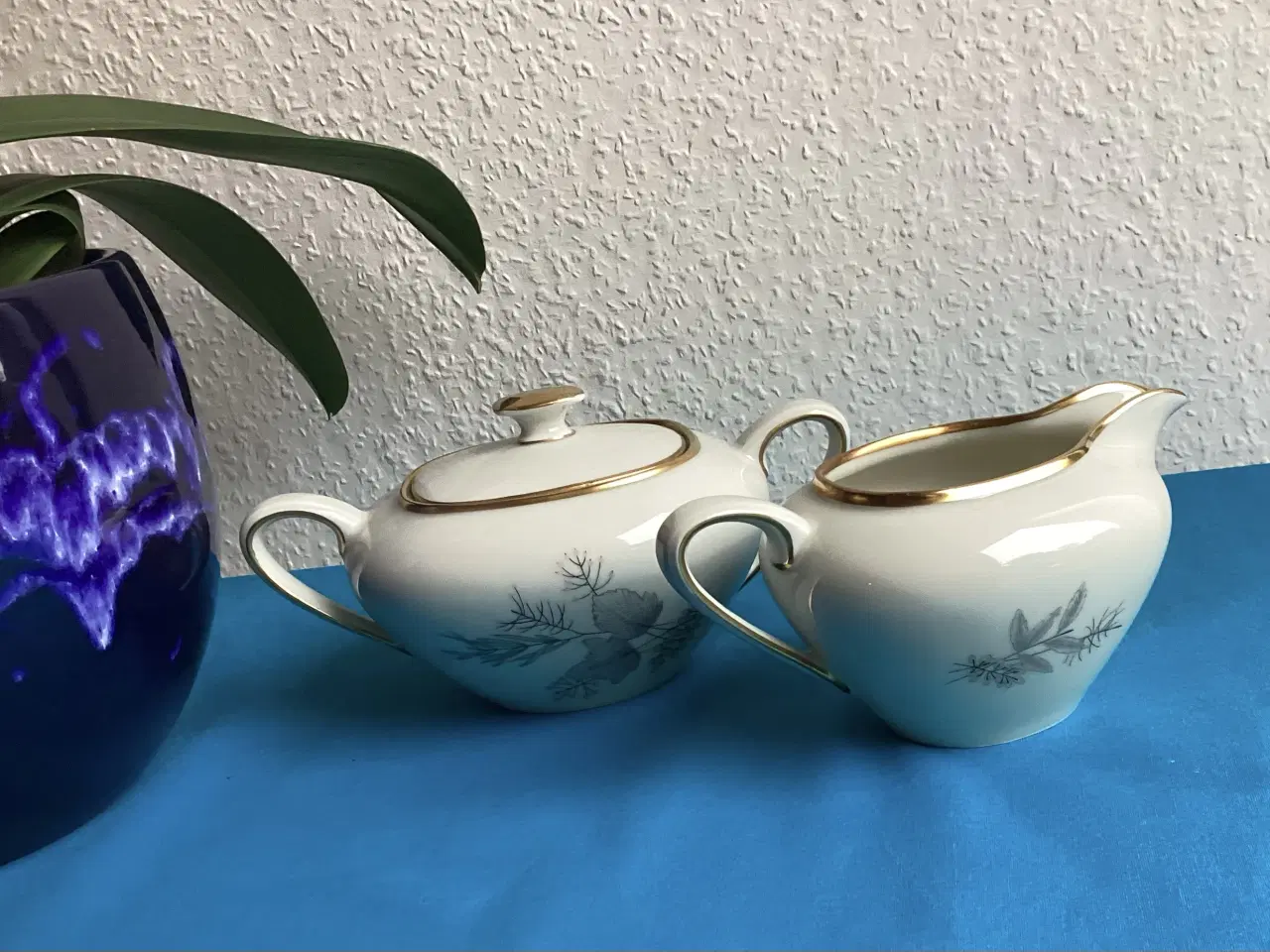 Billede 1 - “Karup” sukker og fløde sæt fra Kjøbenhavn maleri,