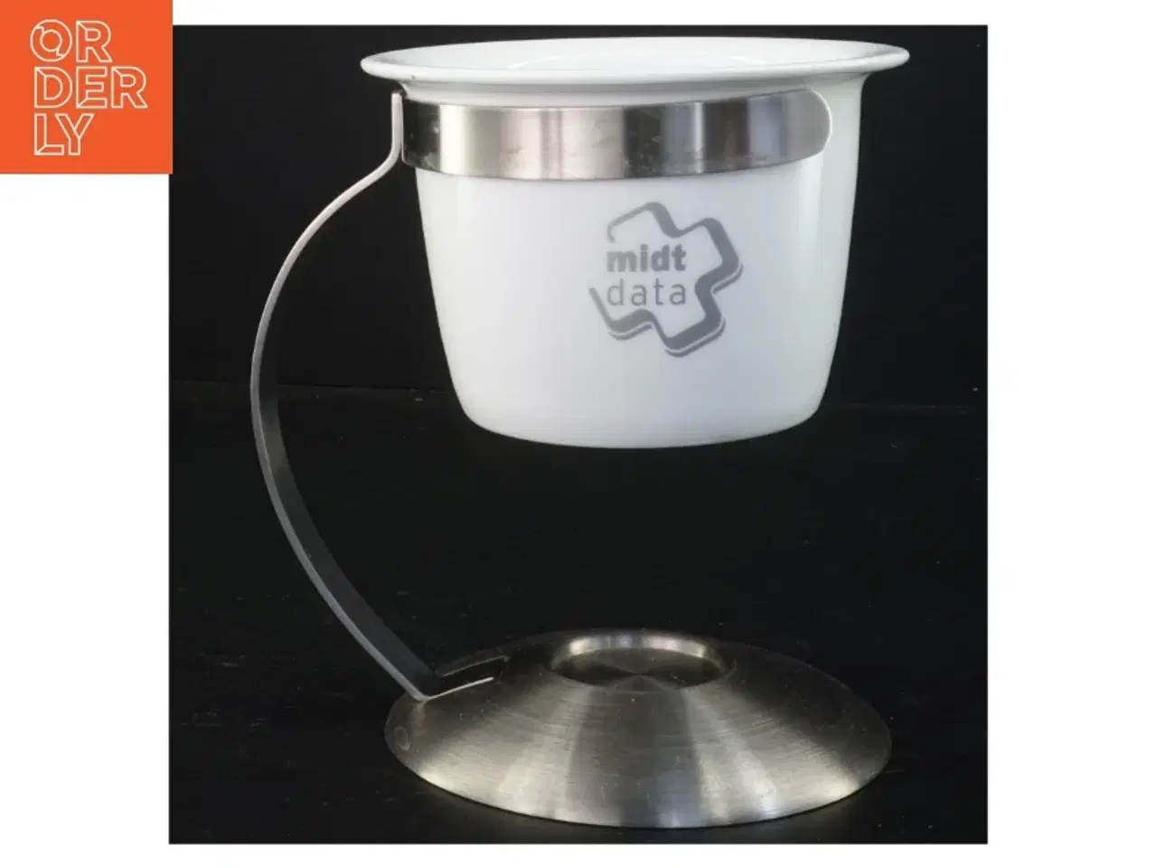 Billede 1 - Kop med holder (str. 17 x 17 x 13,5 cm)