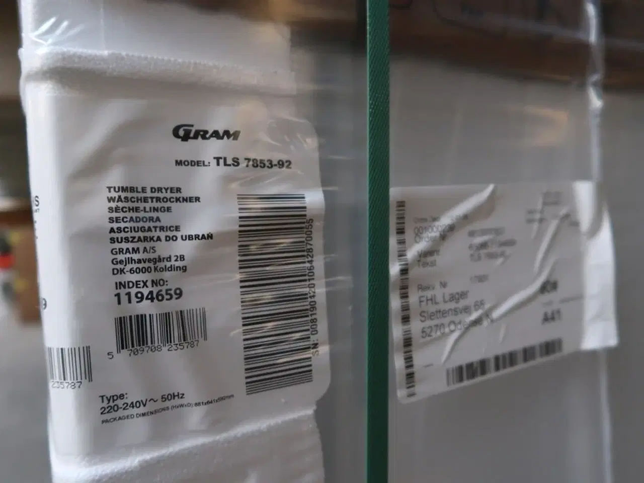 Billede 3 - Tørretumbler GRAM TLS 7853-92