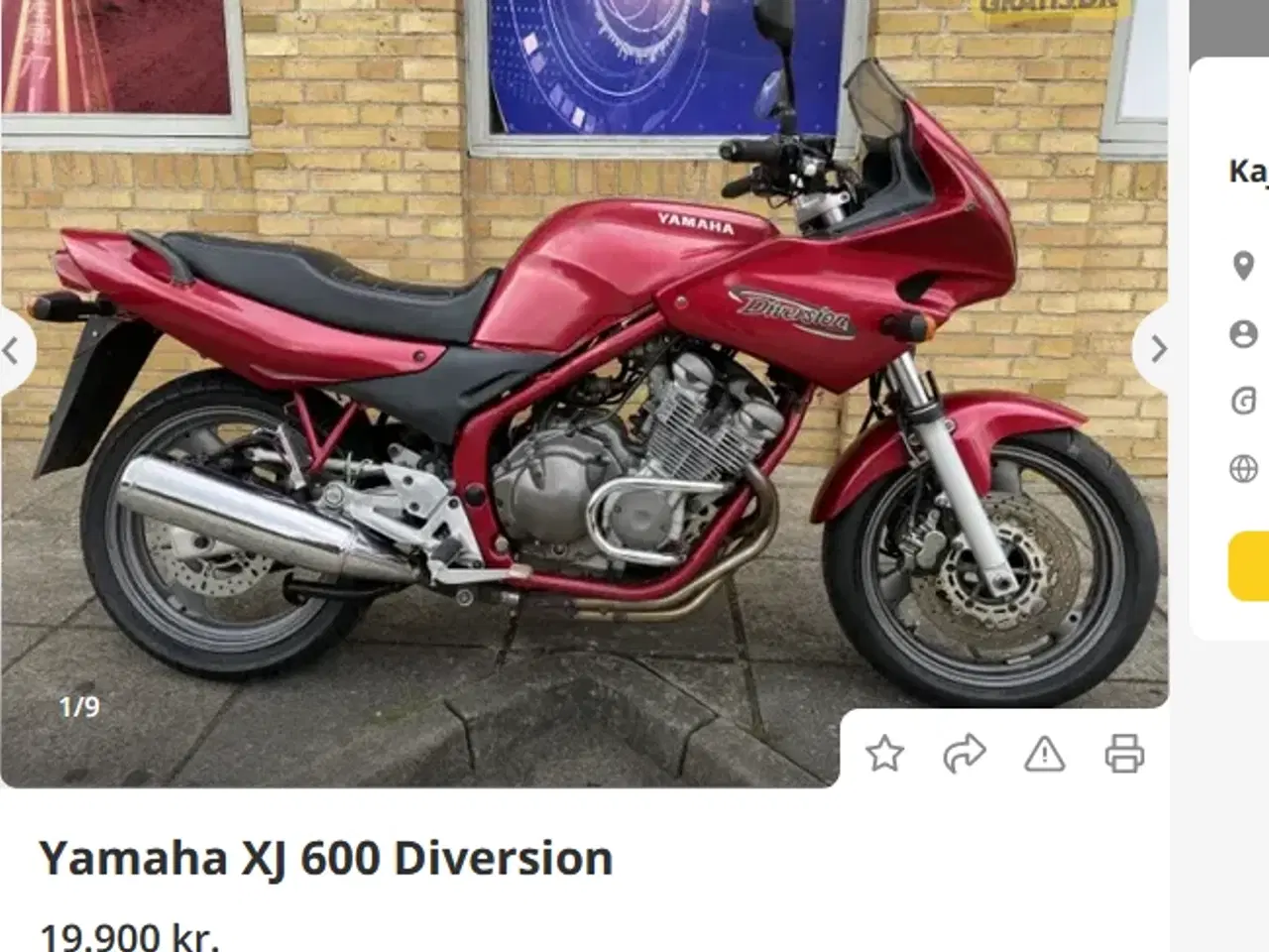 Billede 14 - Billig men velholdt Yamaha XJ600