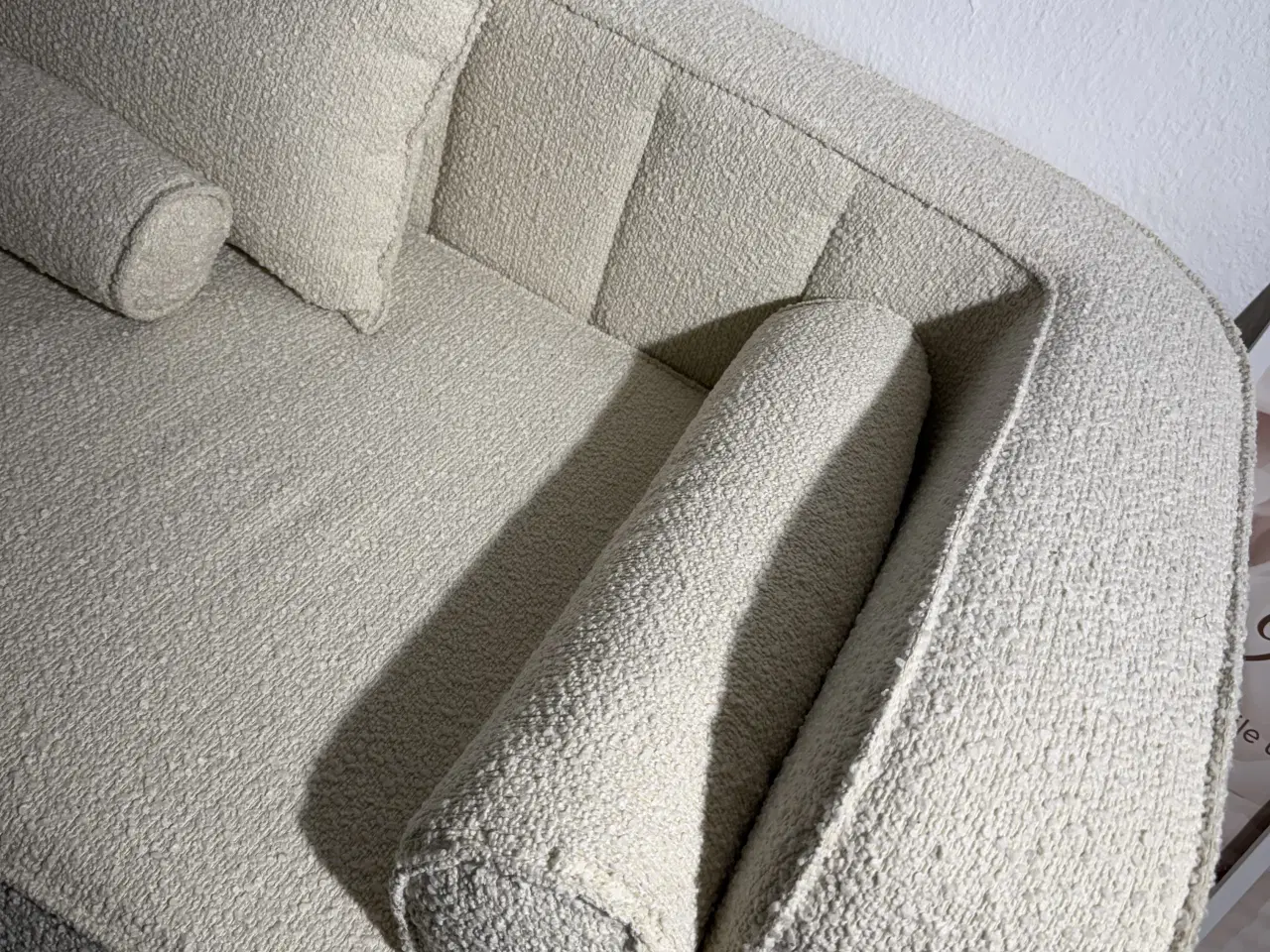 Billede 2 - Formel A MELLIZO bouclé sofa