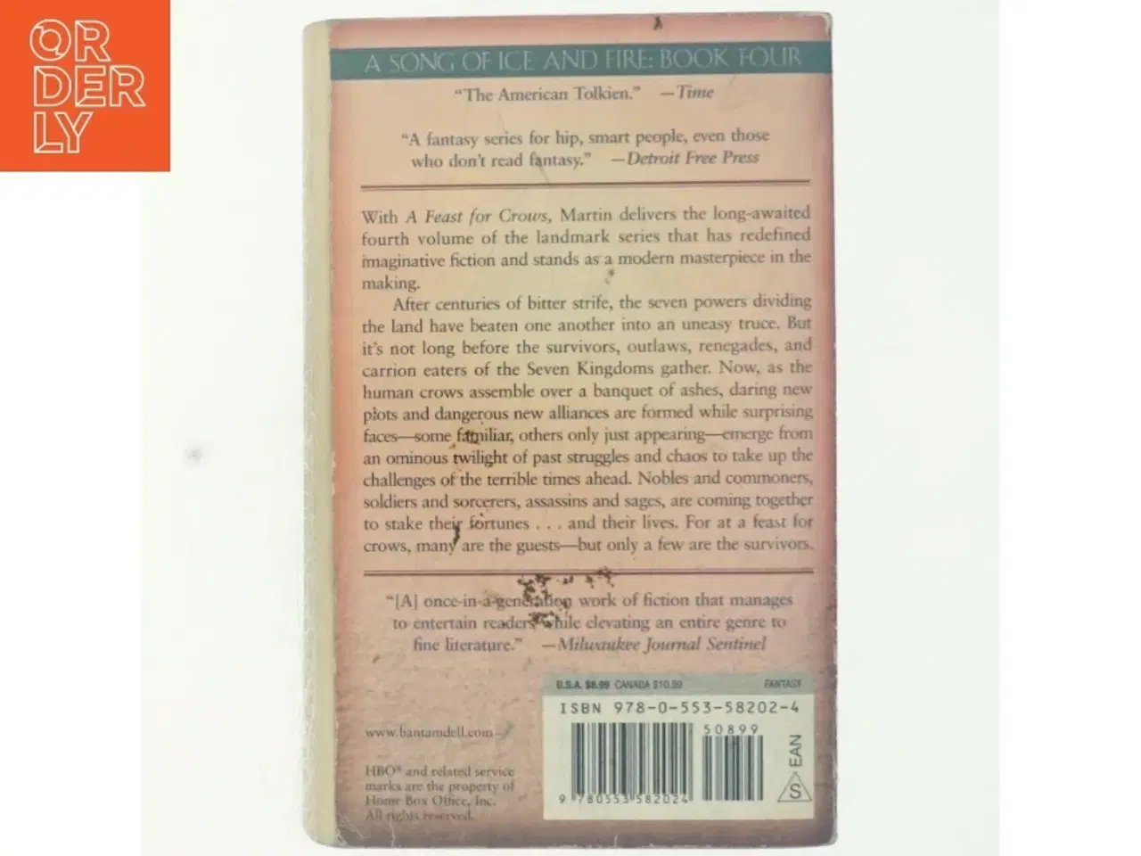 Billede 3 - A feast for crows af George R. R. Martin (Bog)