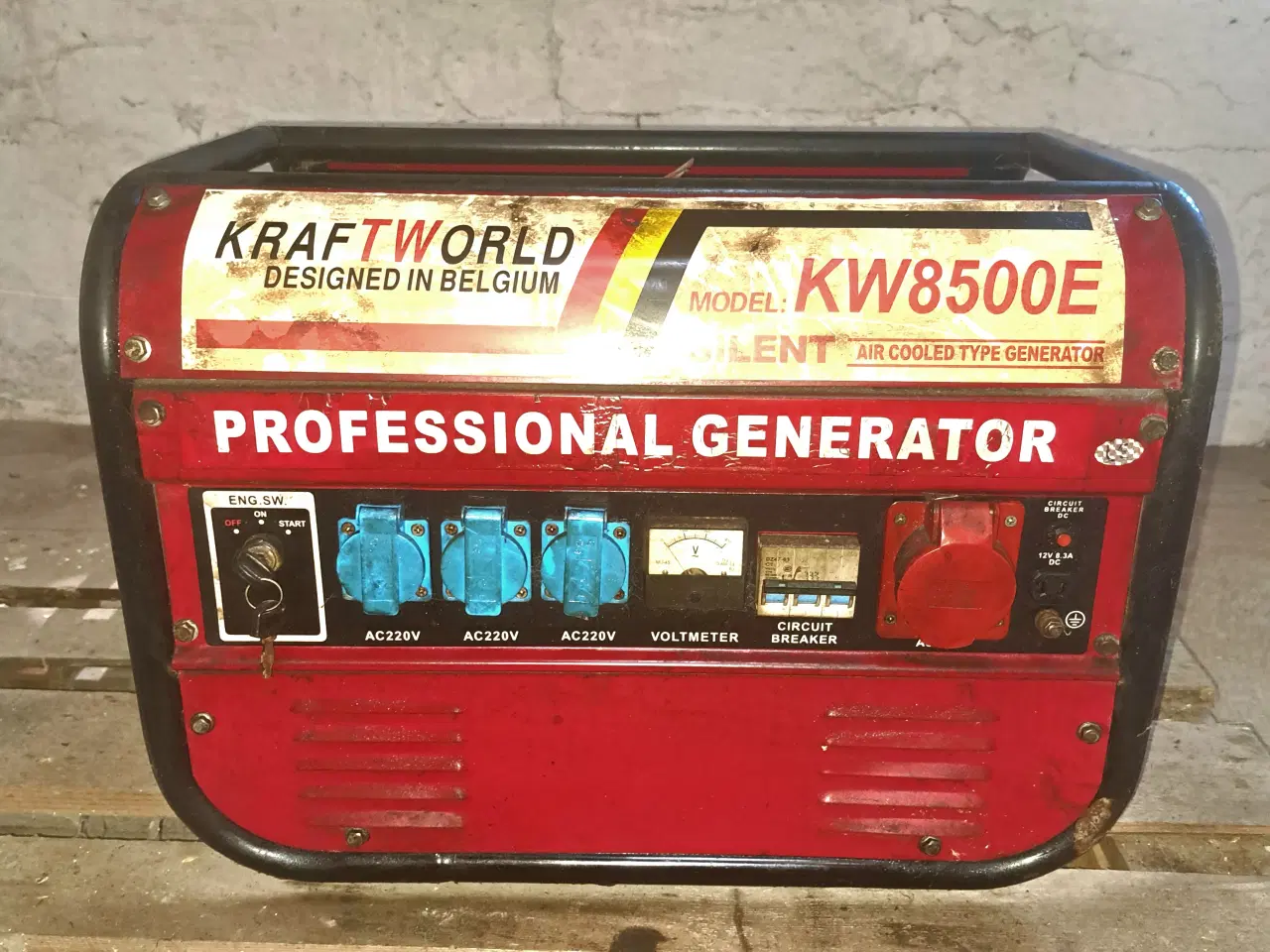 Billede 1 - Nødstrømsgenerator med selvstart KW8500E 