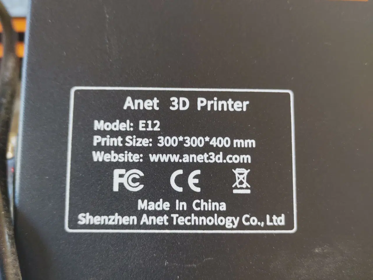 Billede 1 - Anet E12 3D-printer