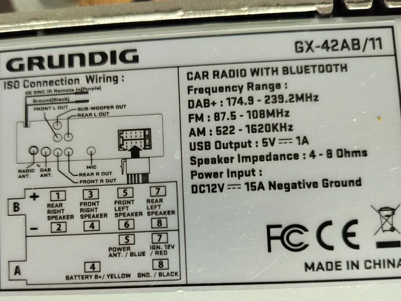 Billede 4 - Autoradio Grundig