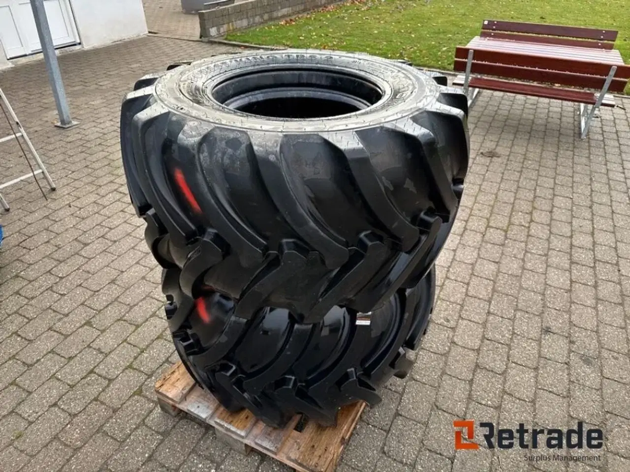 Billede 1 - - - - 2 stk Nokian dæk 600/50-22,5 / 2 pcs Nokian tires 600/50-22.5