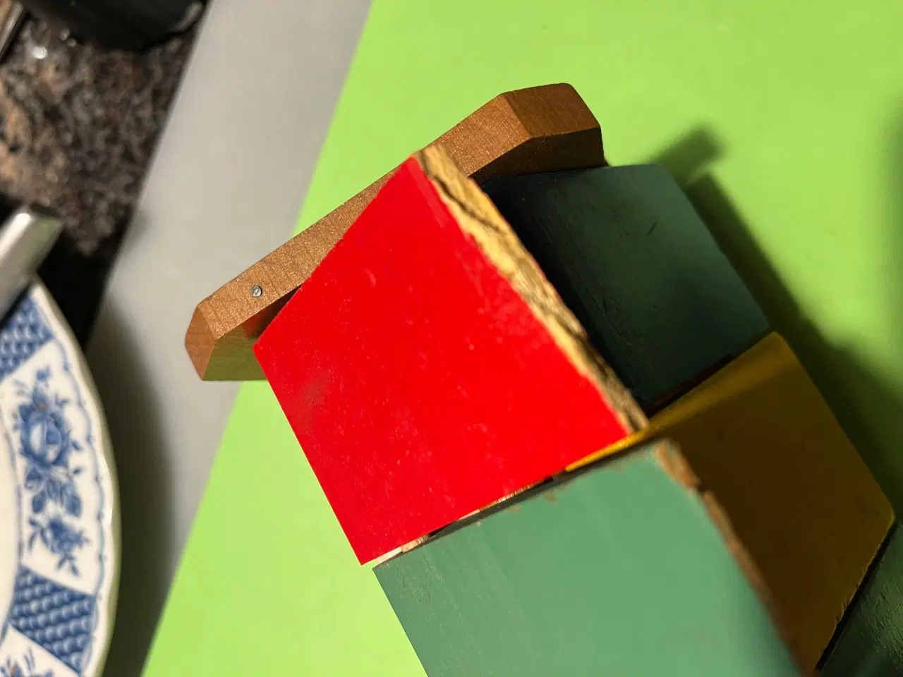 Billede 4 - Legetøjs-træbil, mangler 1 aksel. Giv bud.