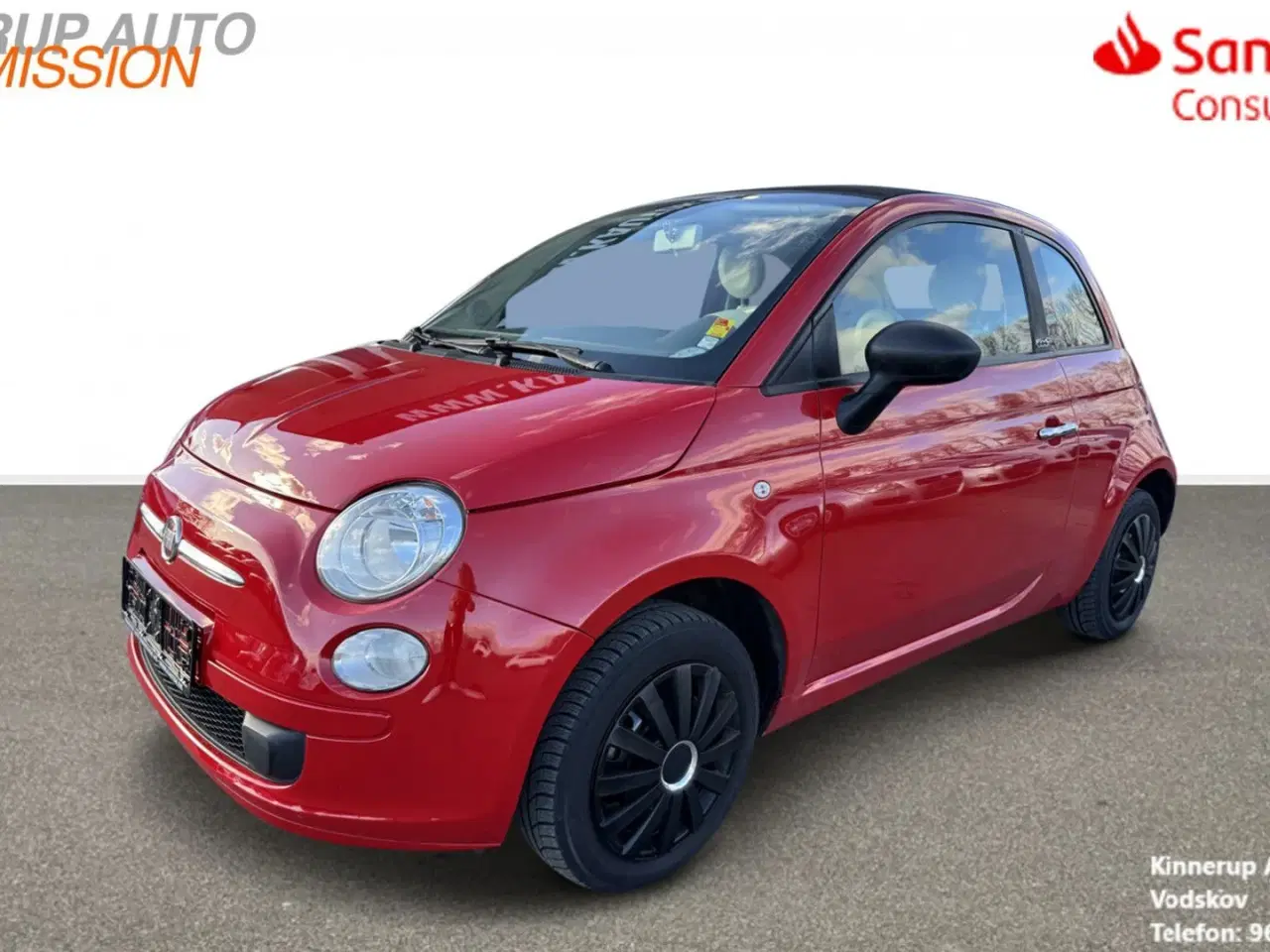 Billede 1 - Fiat 500C 1,2 Pop 69HK Cabr.