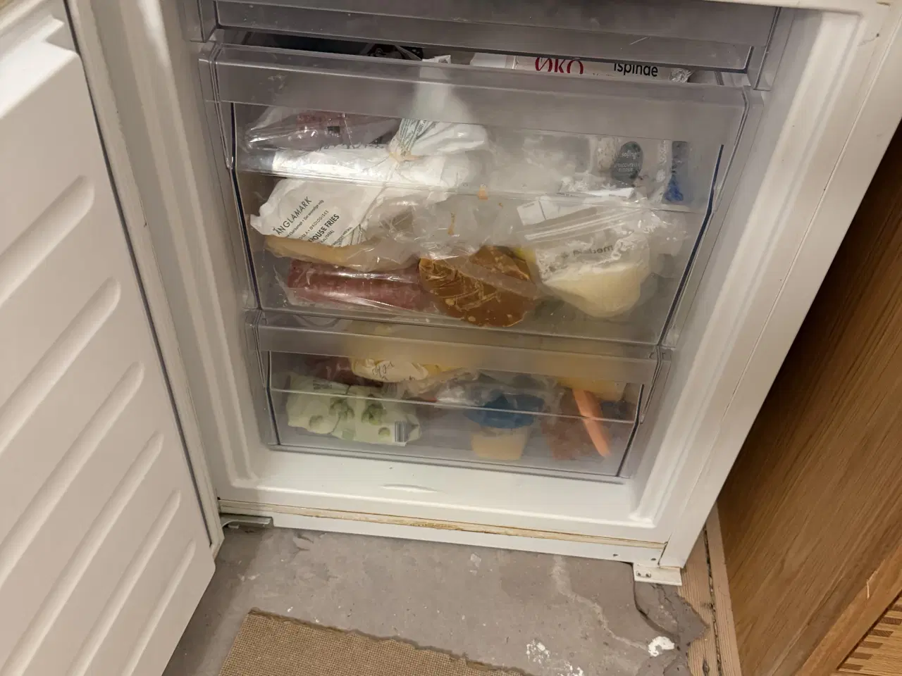 Billede 3 - Integrerbart køle/frys fra IKEA