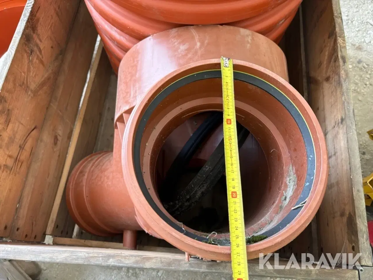 Billede 6 - Assorterede rør og fittings Wavin - 4 paller