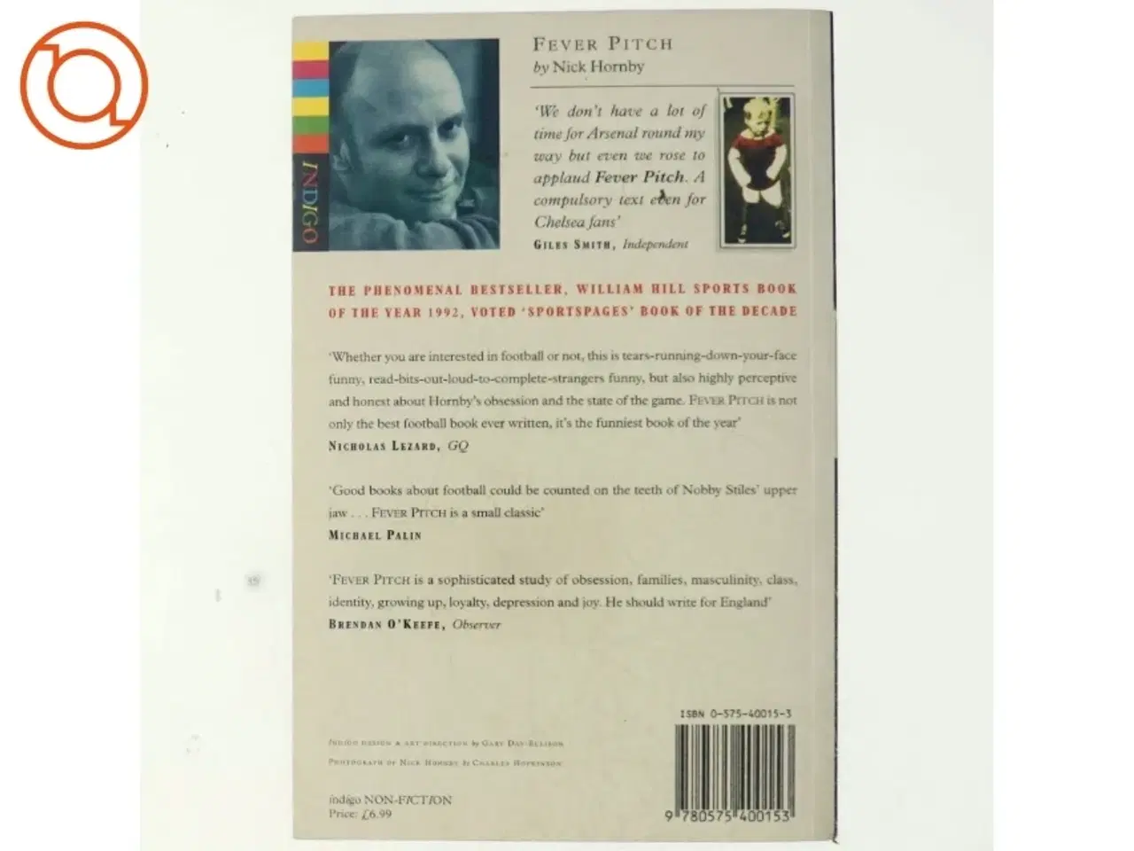 Billede 3 - Fever Pitch af Nick Hornby (Bog)