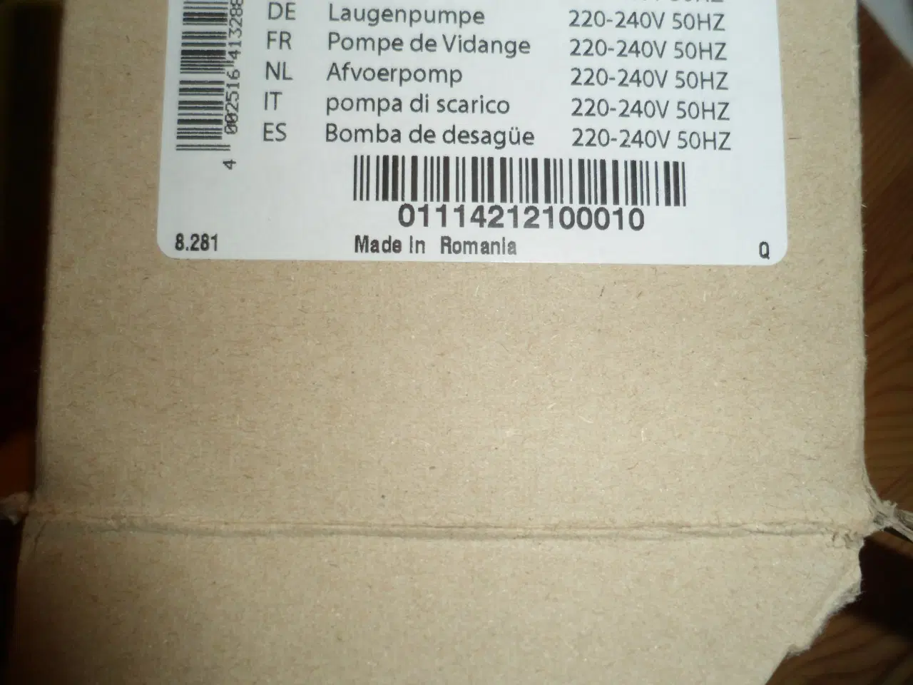 Billede 2 - Ubrugt og aldrig monteret afløbspumpe til Miele op