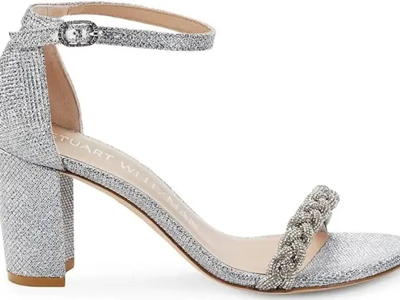 Billede 5 - Stuart Weitzman hæle / pumps Str 38.5 sparkly sølv