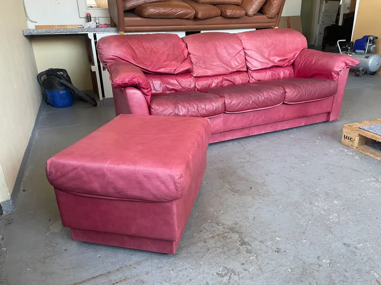 Billede 1 - Sofa m/ puf