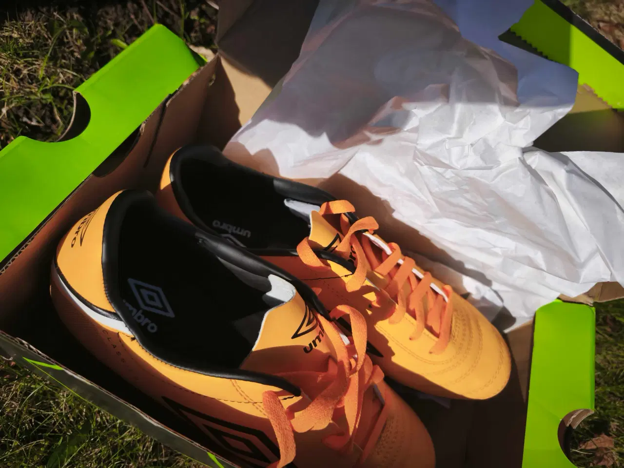 Billede 3 - Umbro Classico Fodboldstøvler – Orange – Str 43