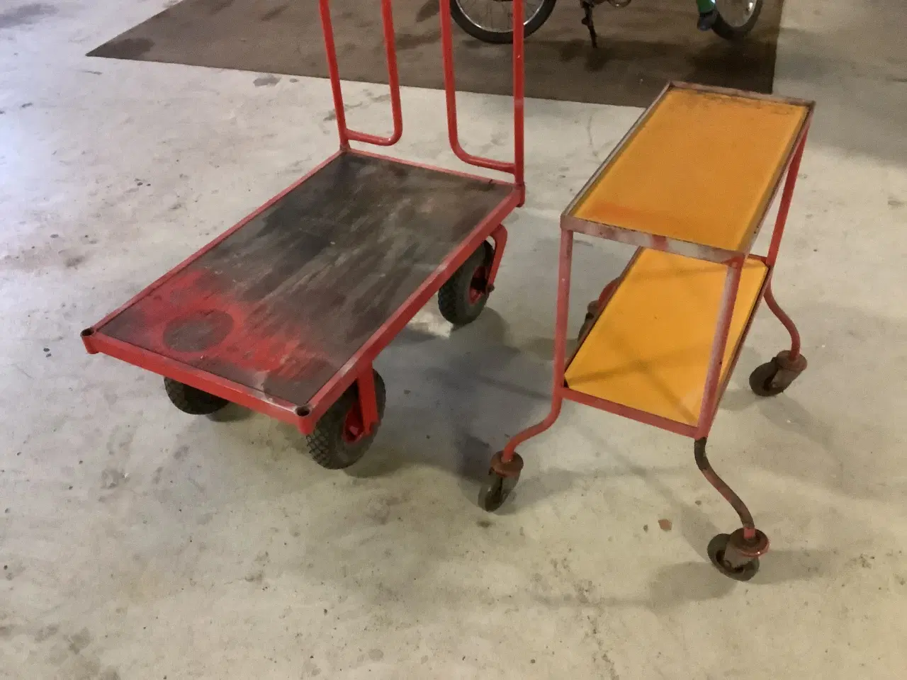 Billede 1 - Værksted vogne/borde med hjul