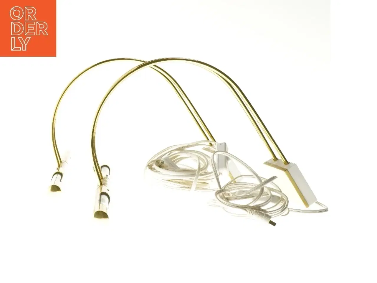 Billede 2 - Guld LED billedlampe (str. 30x35 cm)