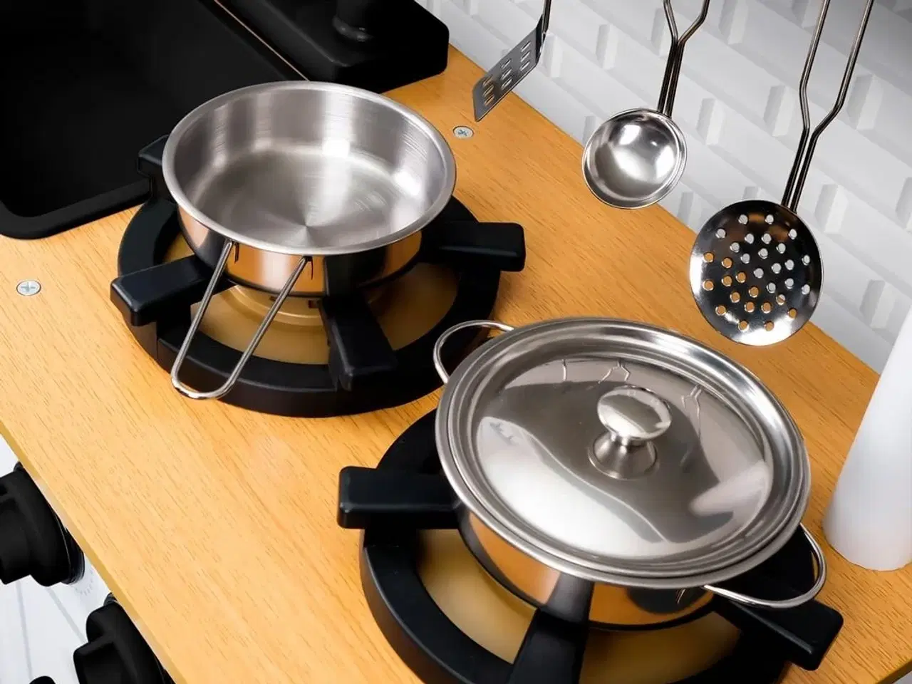 Billede 14 - Legekøkken i træ – PROMIS med tilbehør