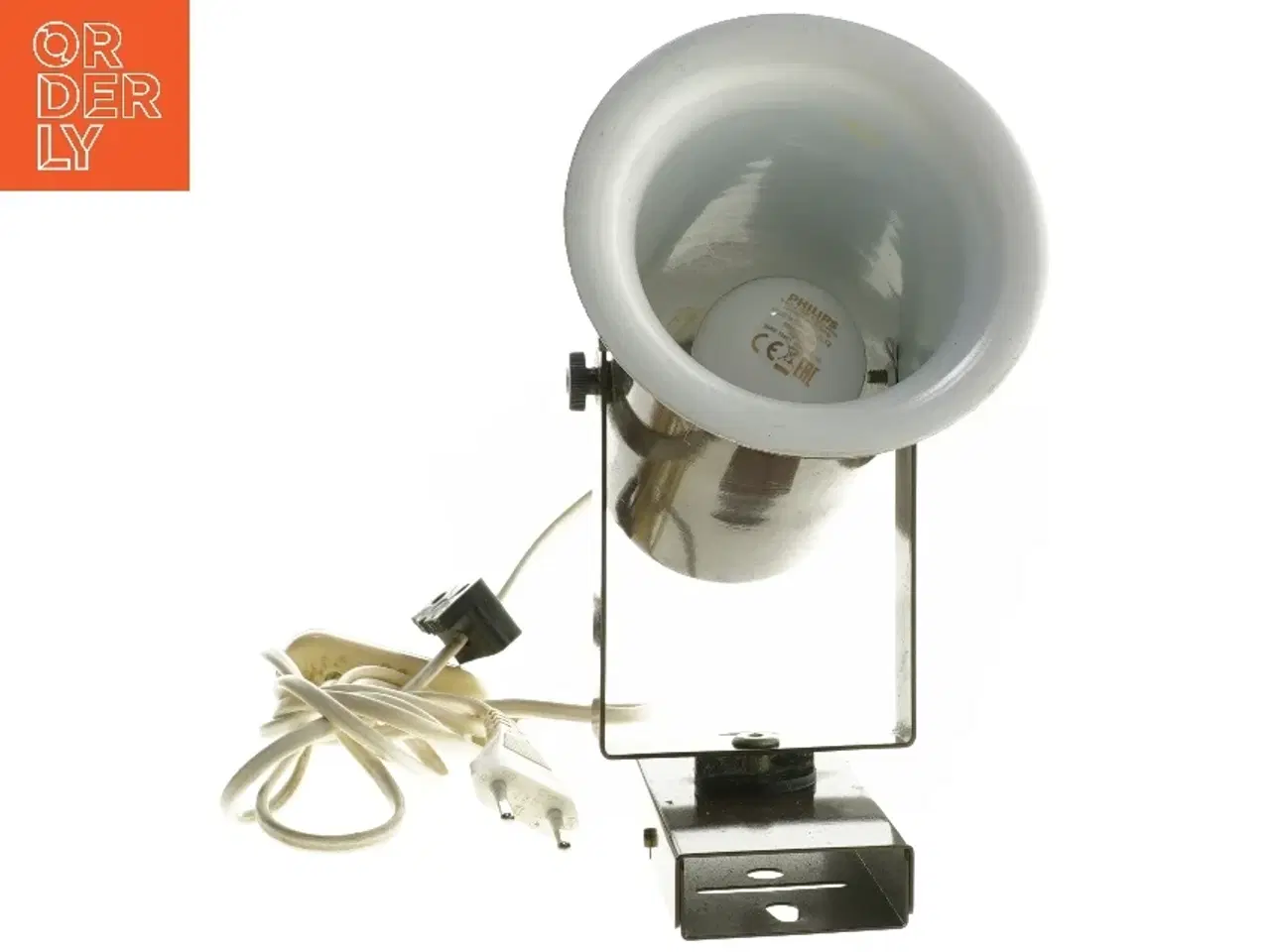 Billede 2 - Brun Vintage lampespot fra Philips (str. 16x17 cm)