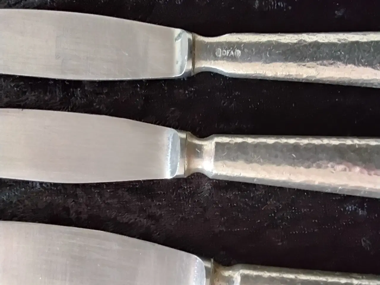 Billede 3 - Sølvbestik, knive, 7 stk.