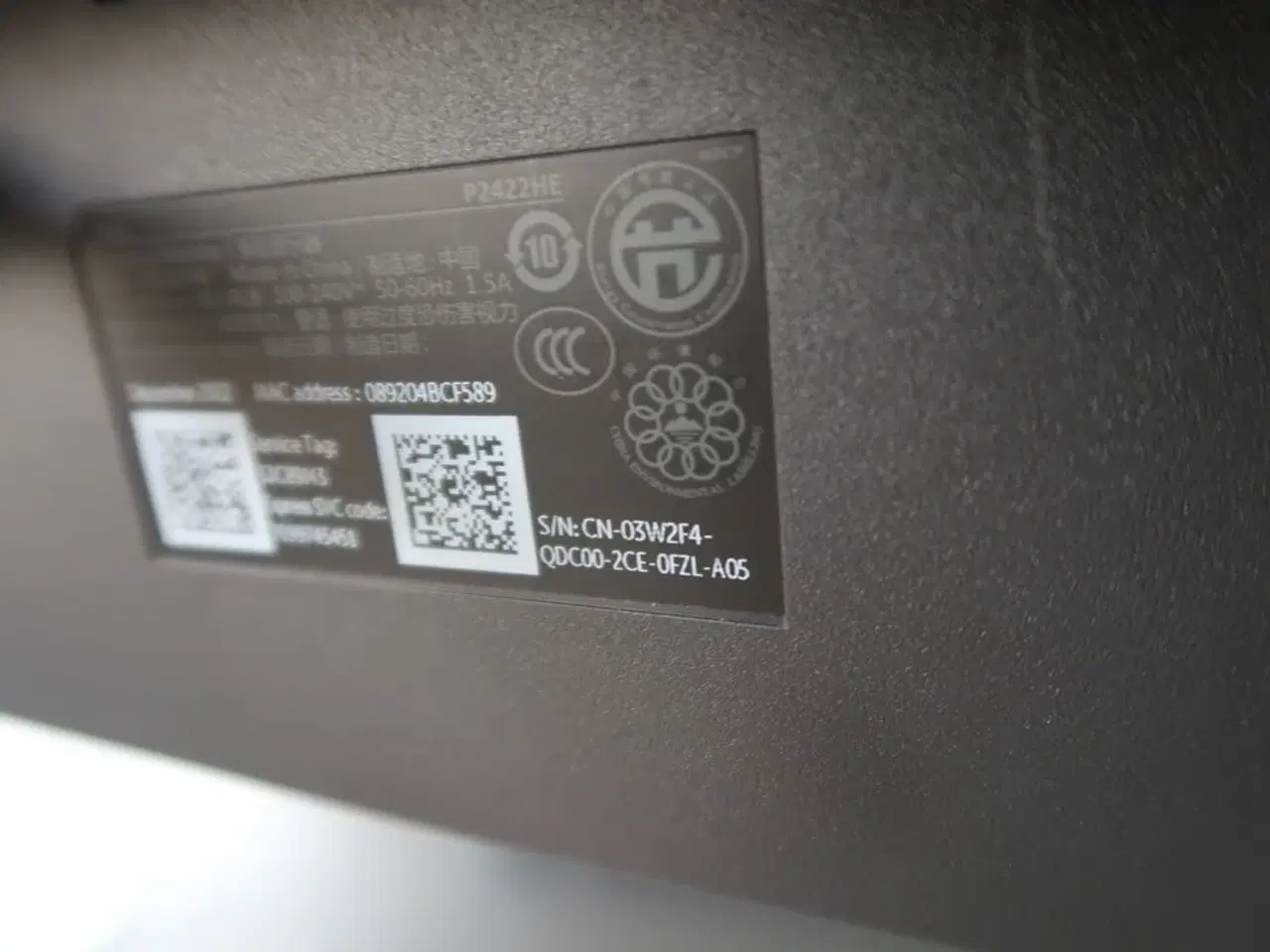 Billede 3 - 2 stk. computerskærme DELL P2422H, tastatur, rollermouse