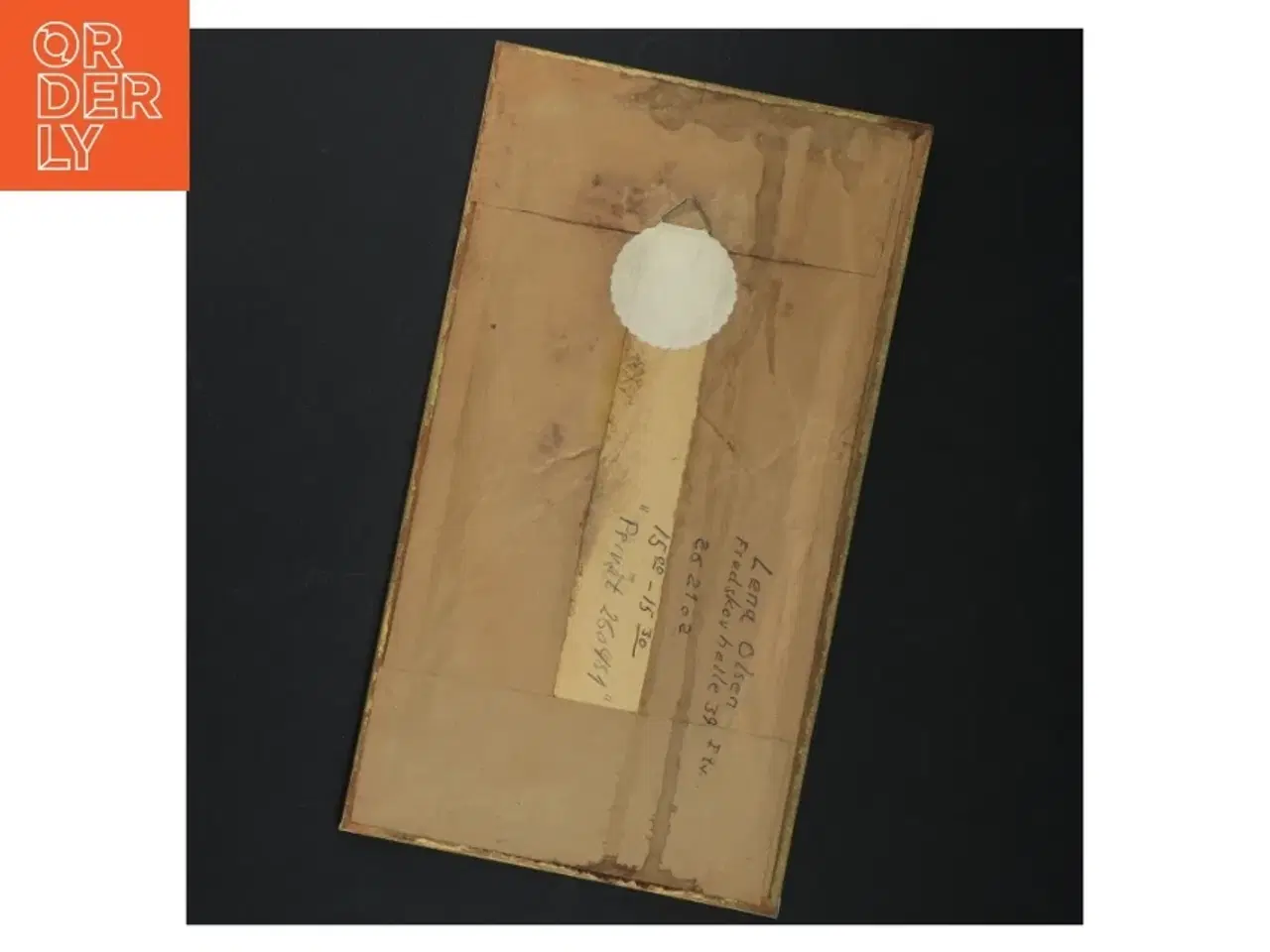 Billede 4 - Antik billede af dreng med rød kasket &#39;Pfiffikus&#39; (str. 29 x 16 cm)