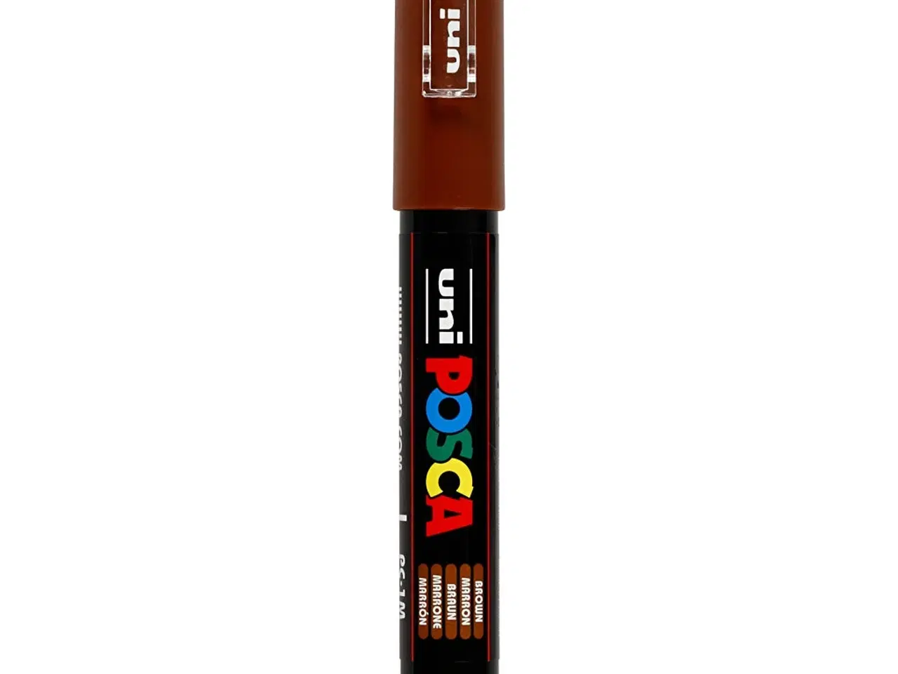 Billede 1 - Posca Tusch, PC-1M, streg 0,7 mm, extra-fine, brun, 1 stk.
