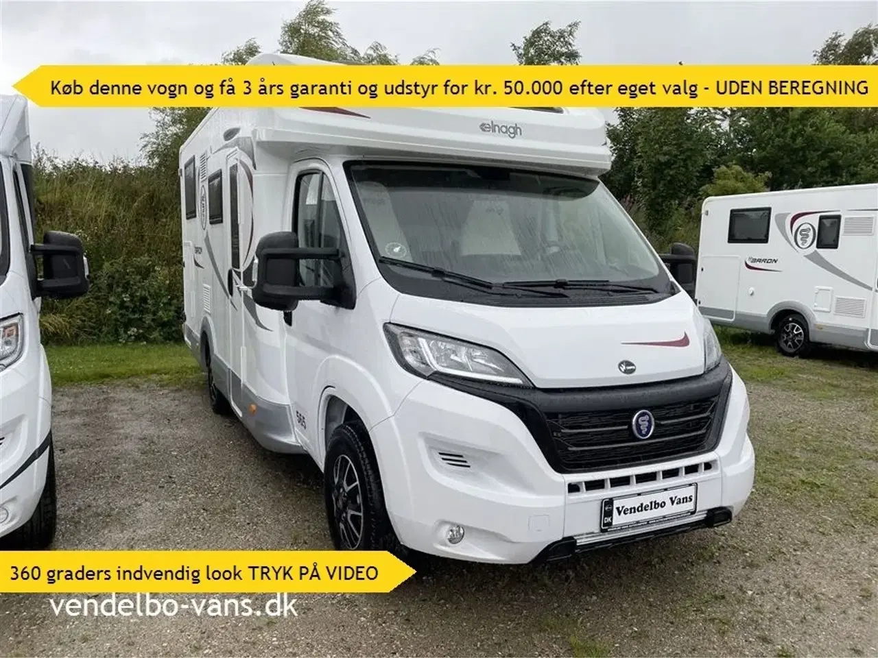 Billede 1 - 2026 - Elnagh Baron 565   Enkeltsenge over garagen og el-hæve/sænkeseng over siddegruppen - 5 S. selepladser