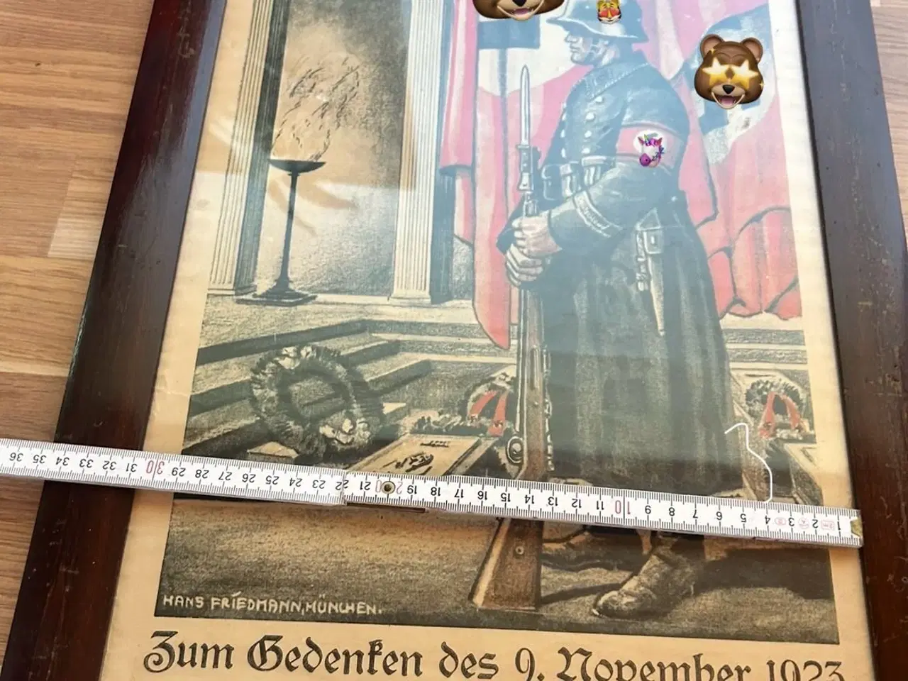 Billede 2 - Gammel indrammet plakat seriøst bud modtages gerne