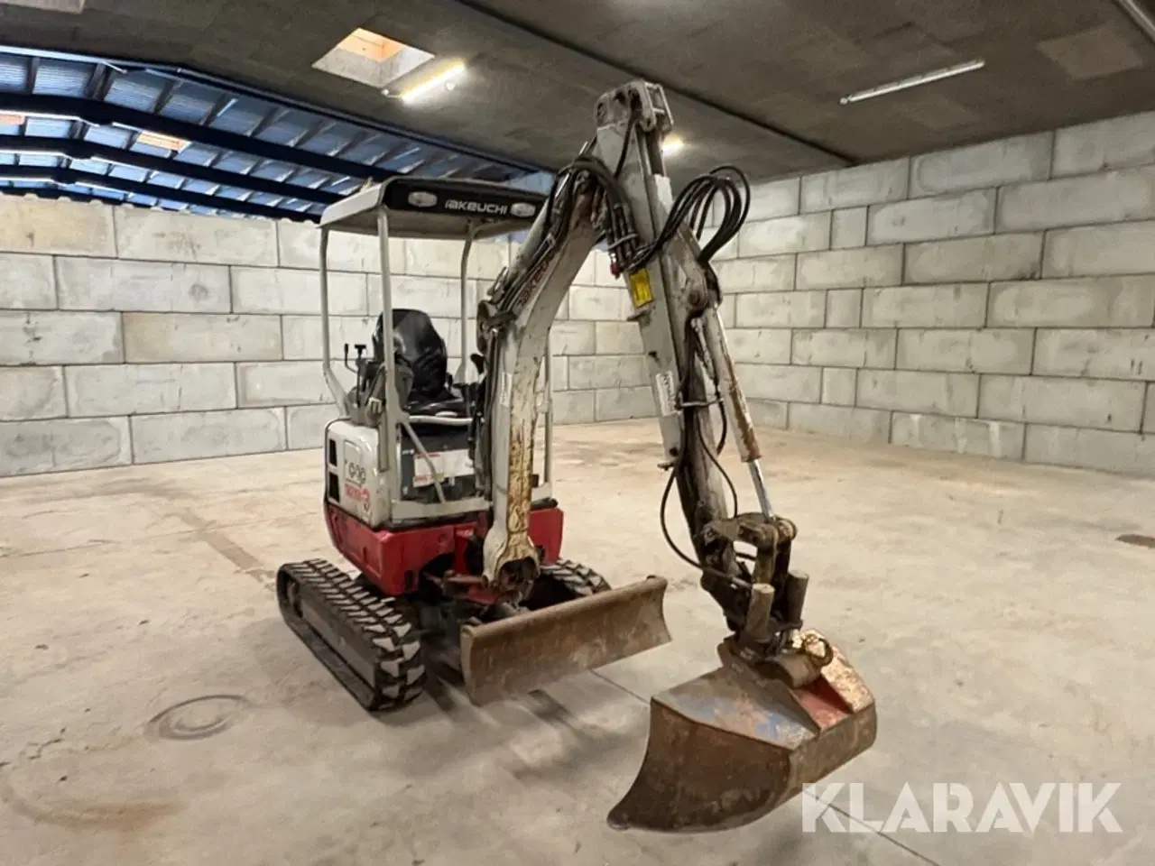 Billede 7 - Minigraver Takeuchi TB215R med 3 skovle