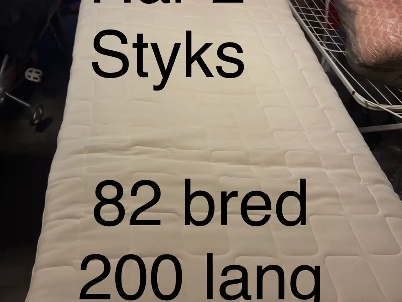 Billede 2 - To fine topmadrasser mål 82 / 200