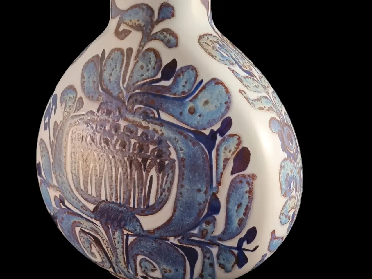 Billede 2 - Royal Copenhagen fajance vase model 427-3114
