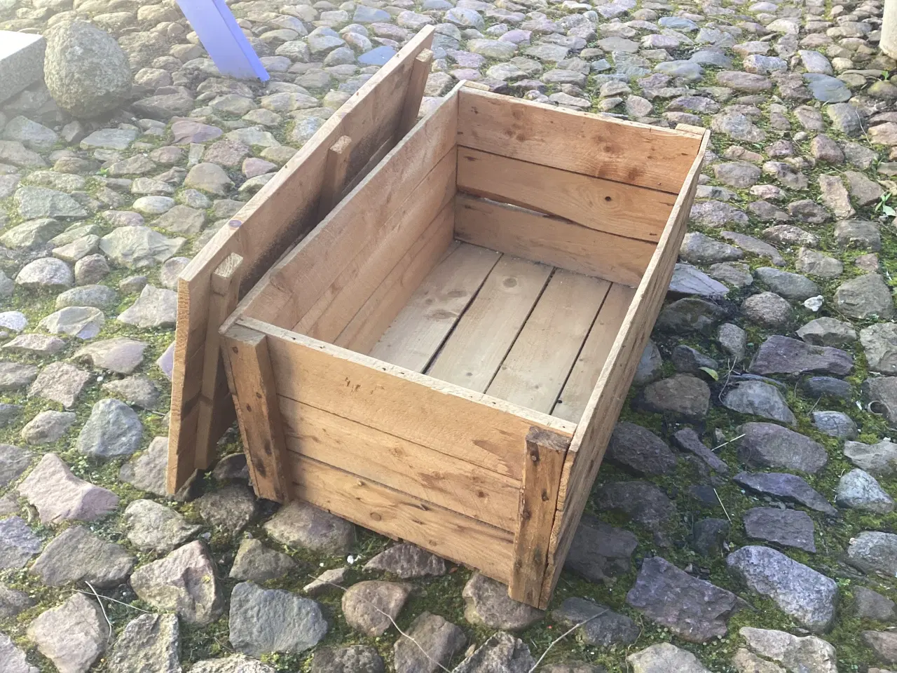 Billede 3 - Rustik trækasse med låg