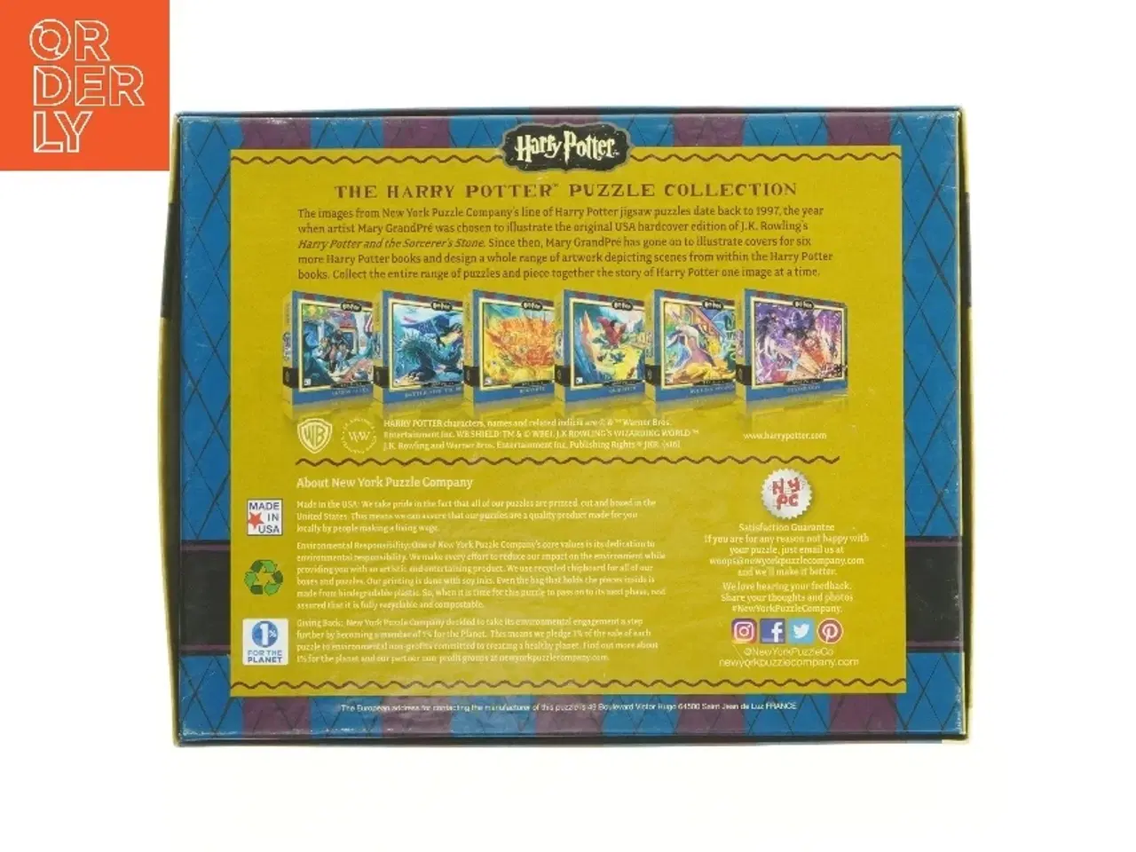 Billede 2 - Harry Potter flyvende nøgler puslespil fra Harry Potter (str. 500 brikker cm)