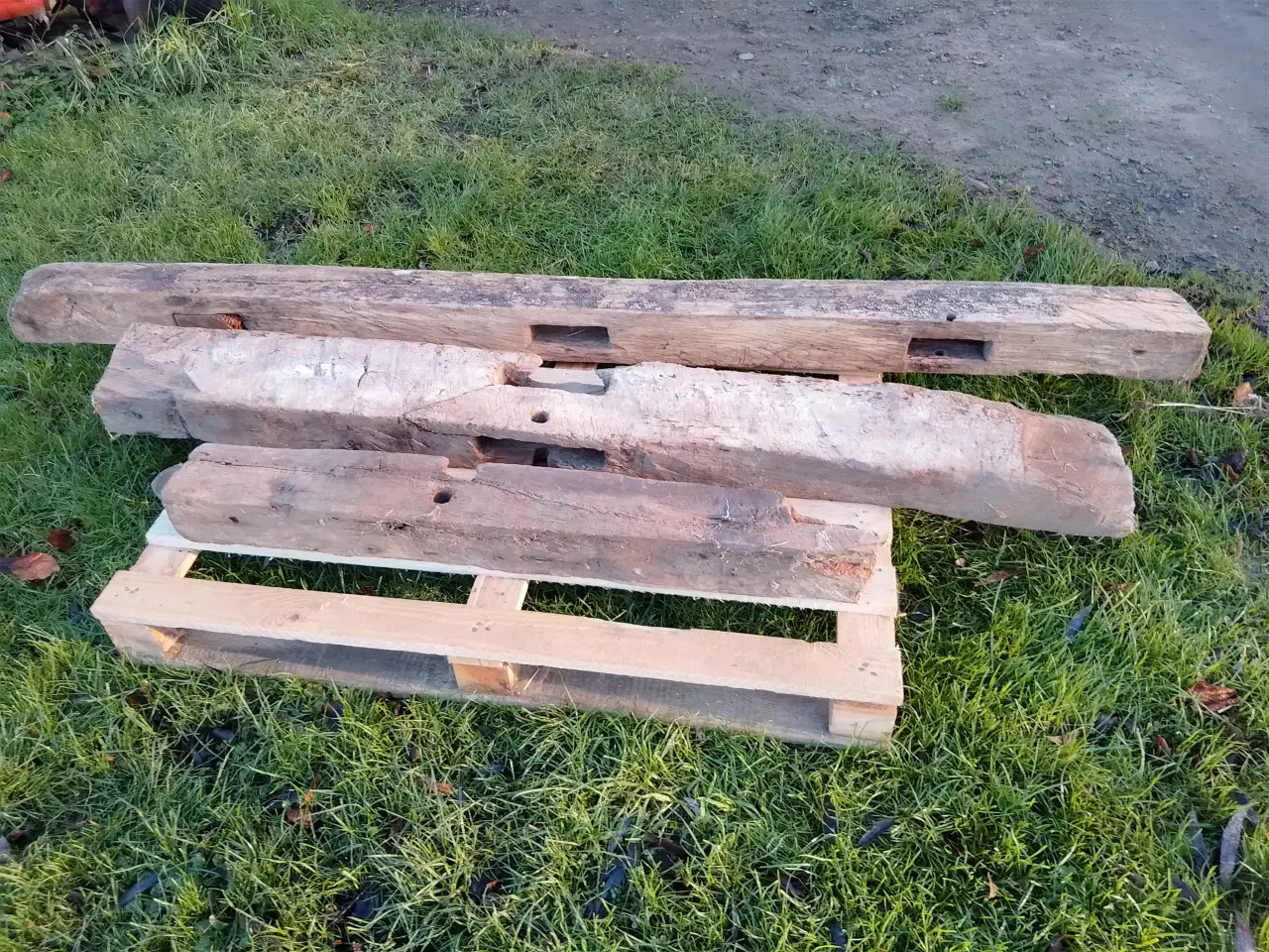 Billede 2 - Egebjælker