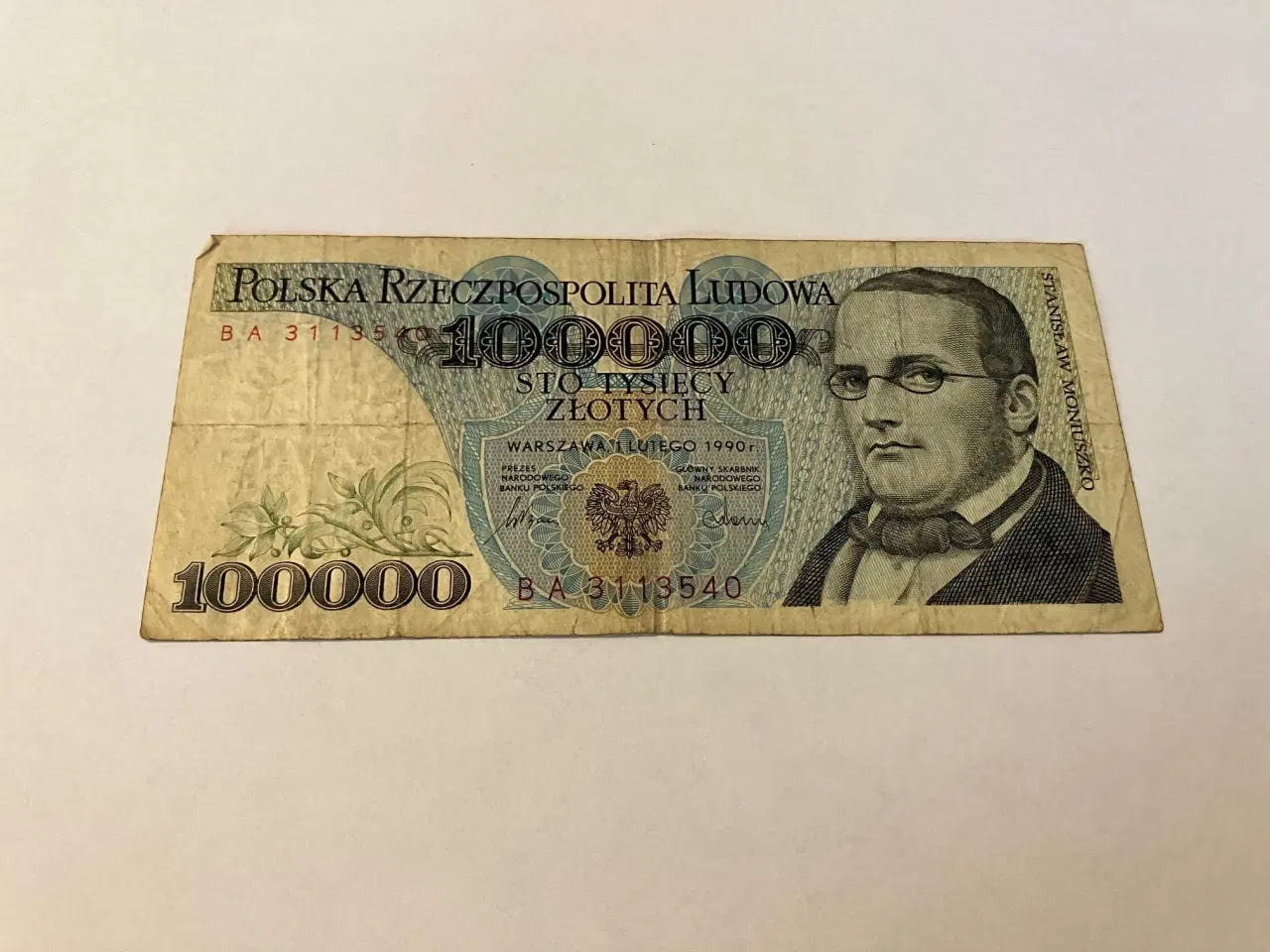Billede 1 - 100000 Złotych Poland 1990