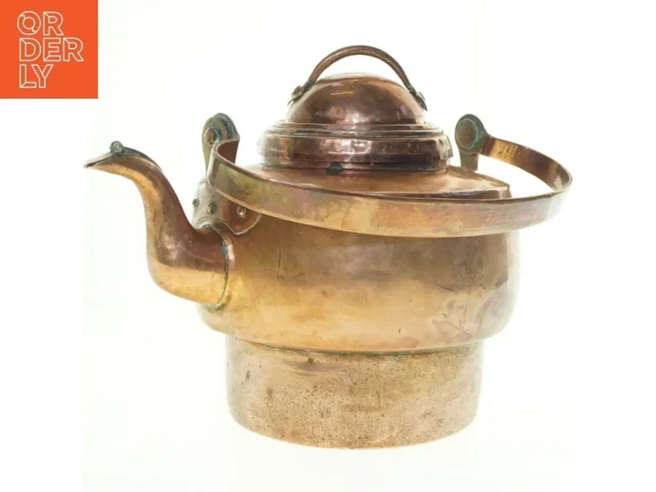 Billede 3 - Kobber-kedel, mål: 45 x 27 x 32 cm