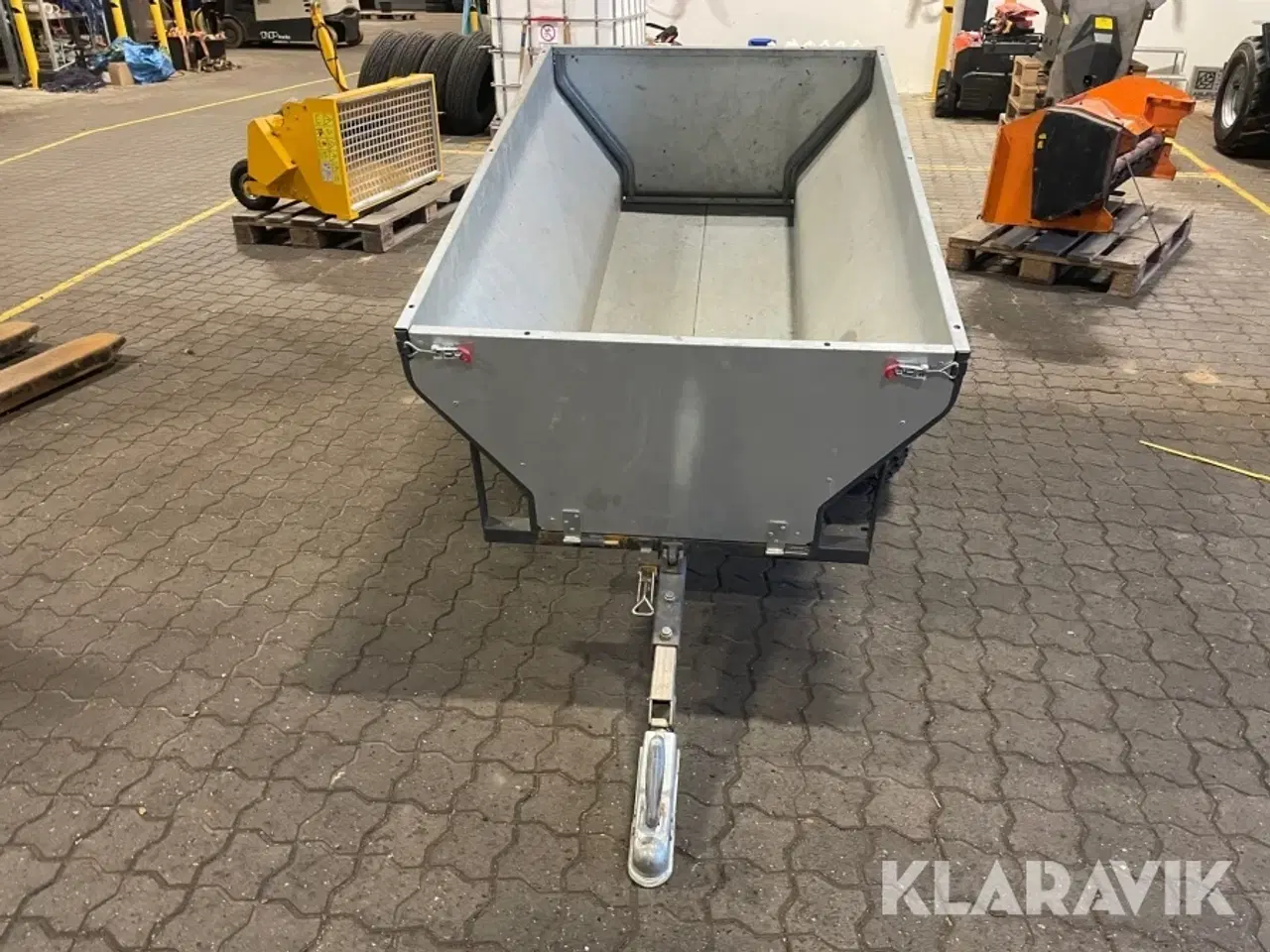 Billede 2 - Vogn med vipbar lad