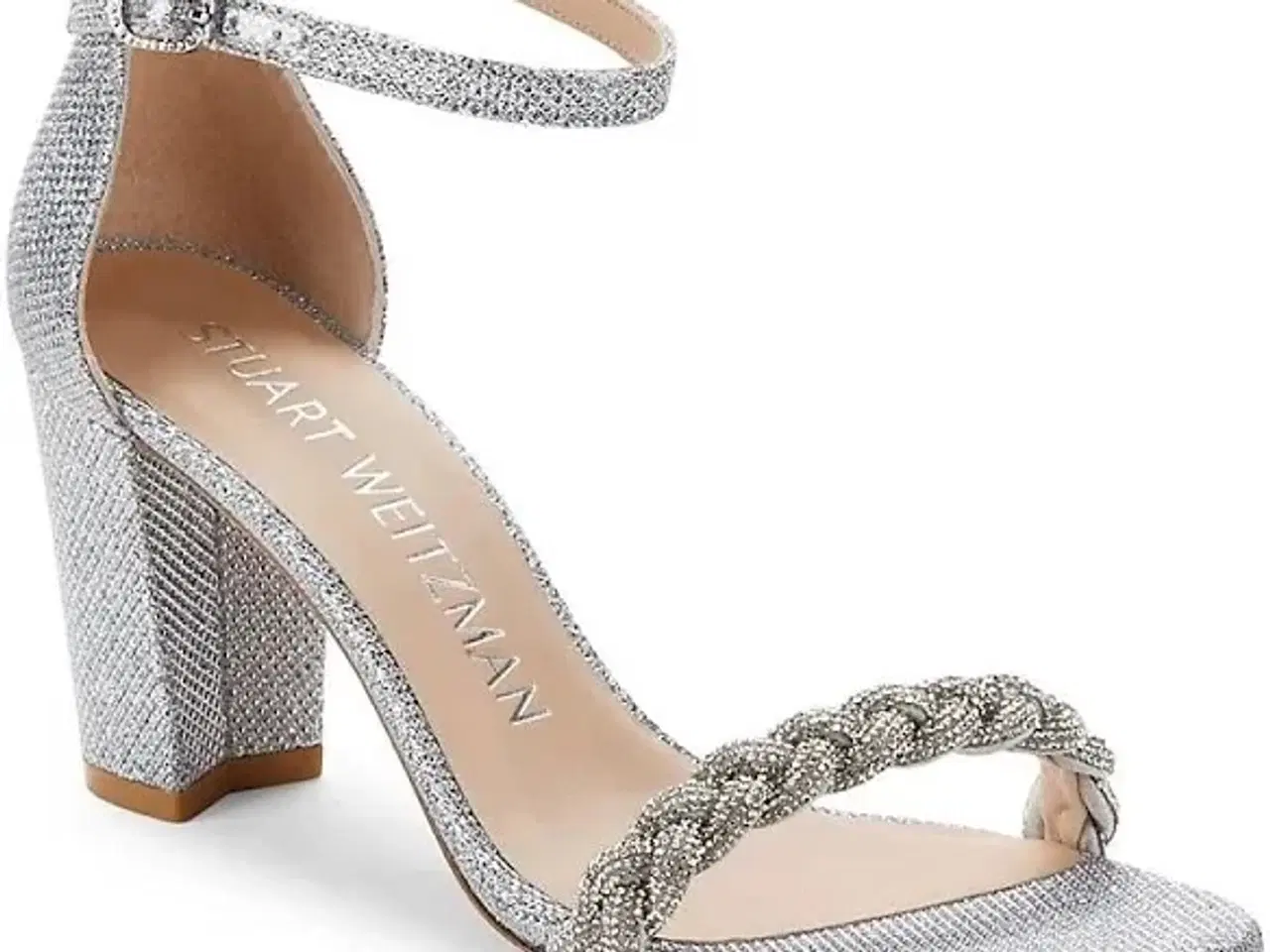 Billede 1 - Stuart Weitzman hæle / pumps Str 38.5 sparkly sølv