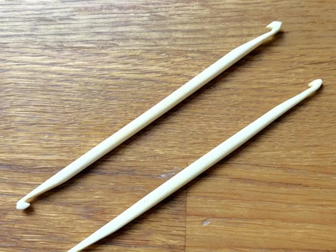 Billede 1 - 2 vintage dobbelte hæklenåle - tunesisk hækling