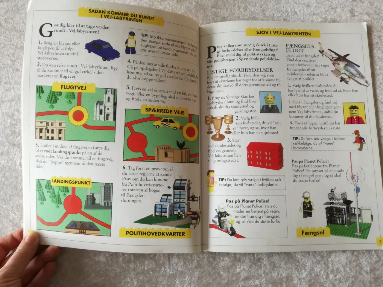 Billede 3 - Lego bog. Røver-jagten