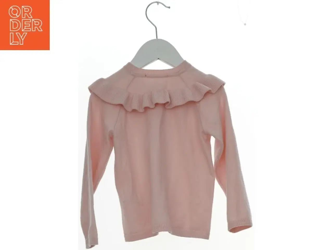 Billede 2 - Lyserød cardigan med flæsedetaljer fra M&S (str. 98)