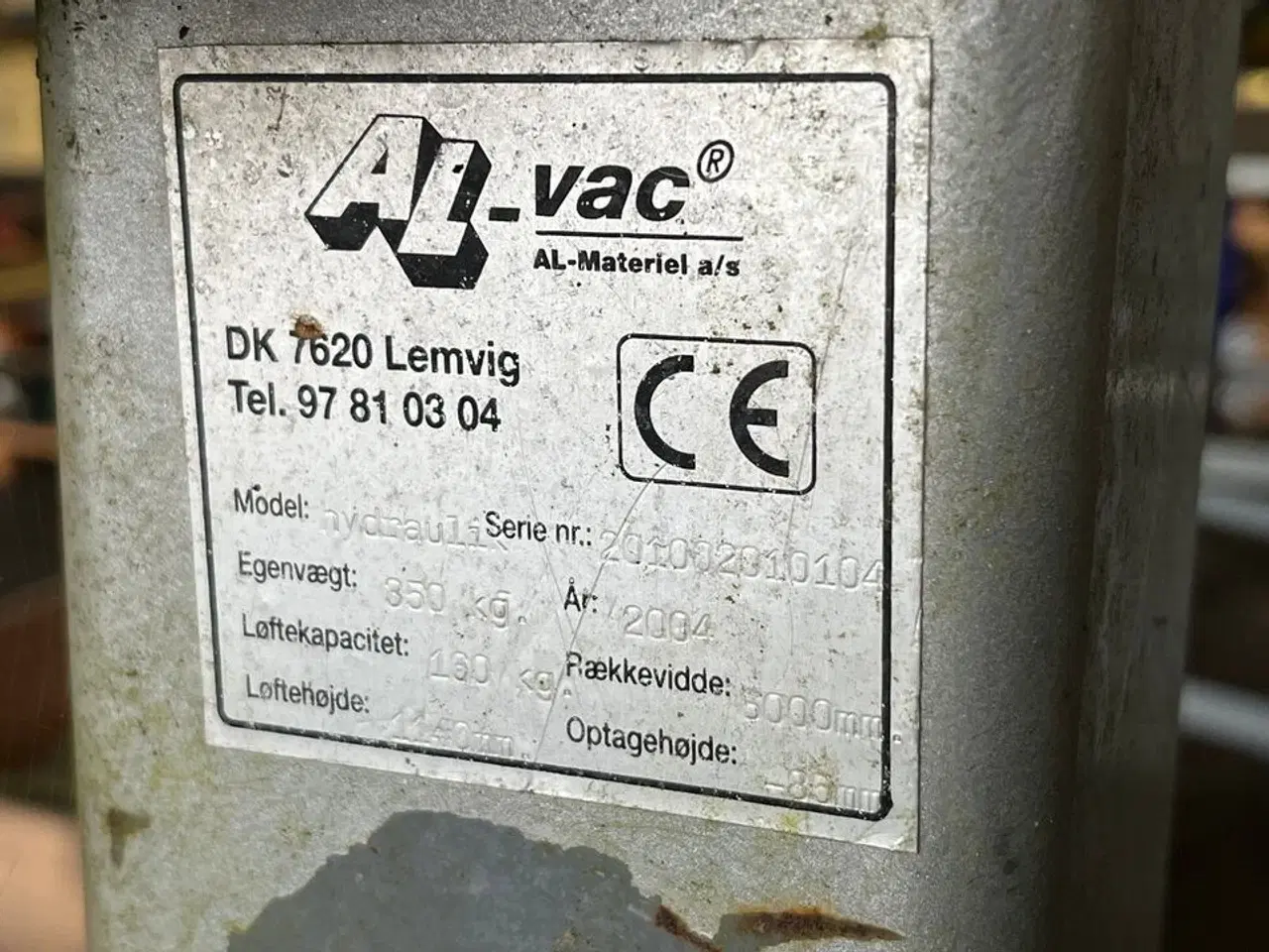 Billede 5 - Sten-flise vakuum løfter, AL-Vac 1600 løfter med palle gafler